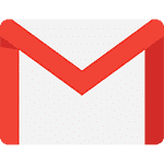 The symbol of gmail representing legal English email correspondence.